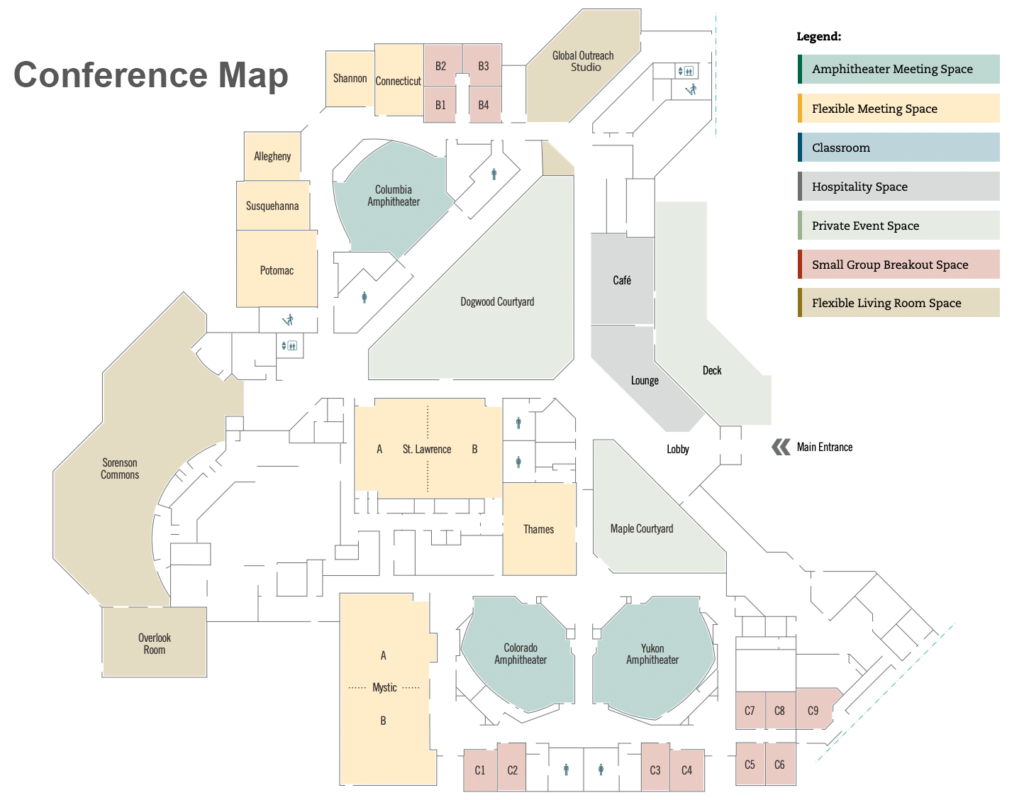 Map of Babson Conference Center